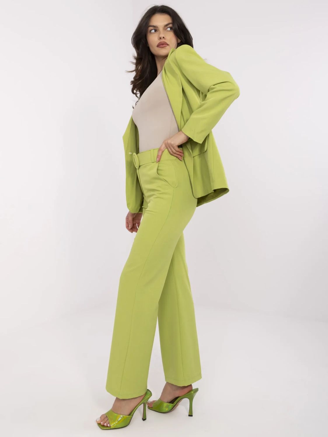 Elegant Lime Green Pants