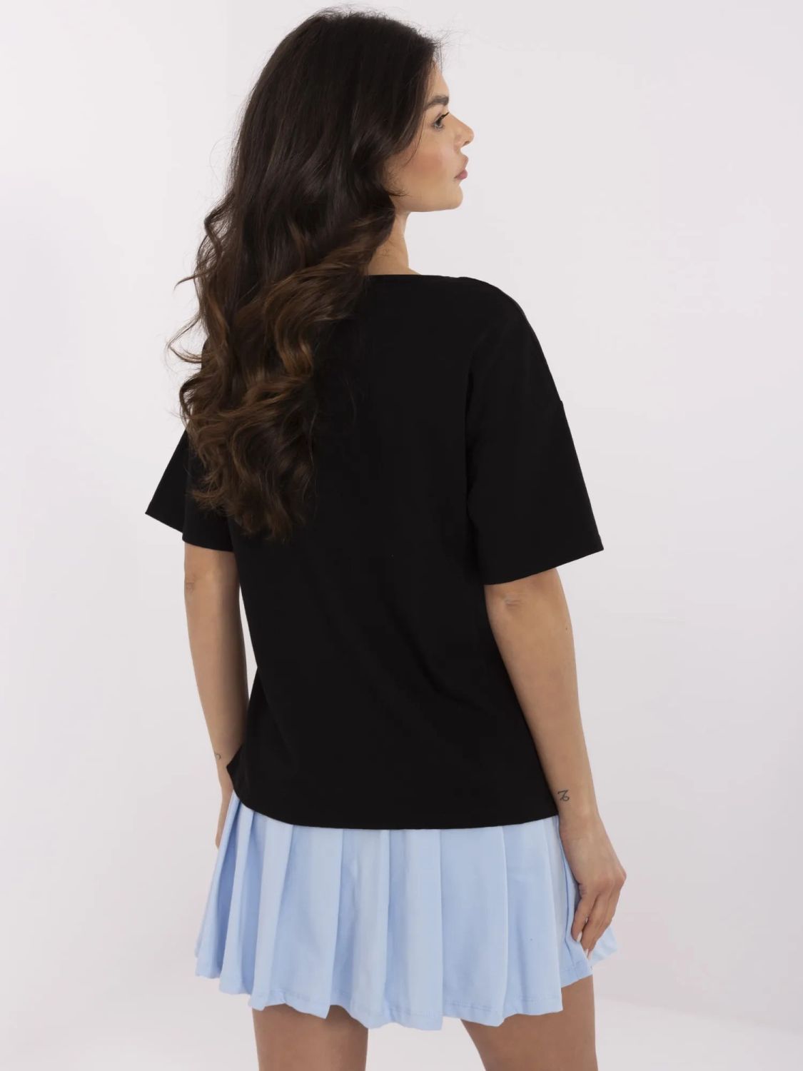 Stylish Black T-Shirt with Print