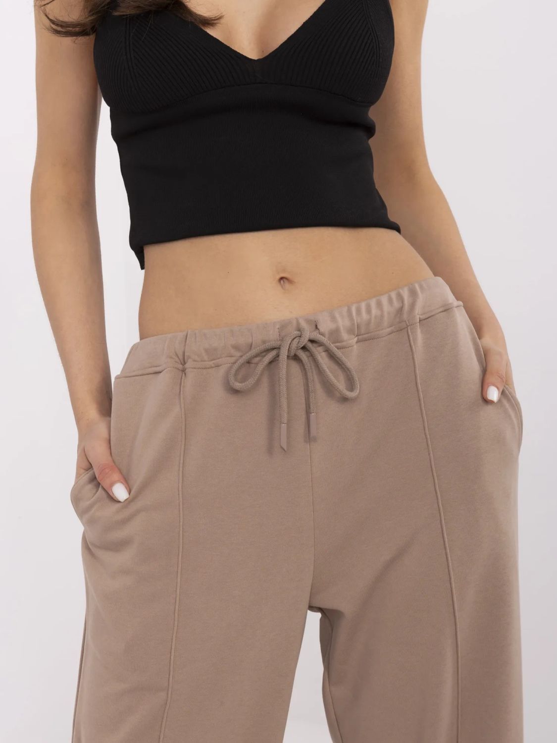 Stylish Beige Sweatpants