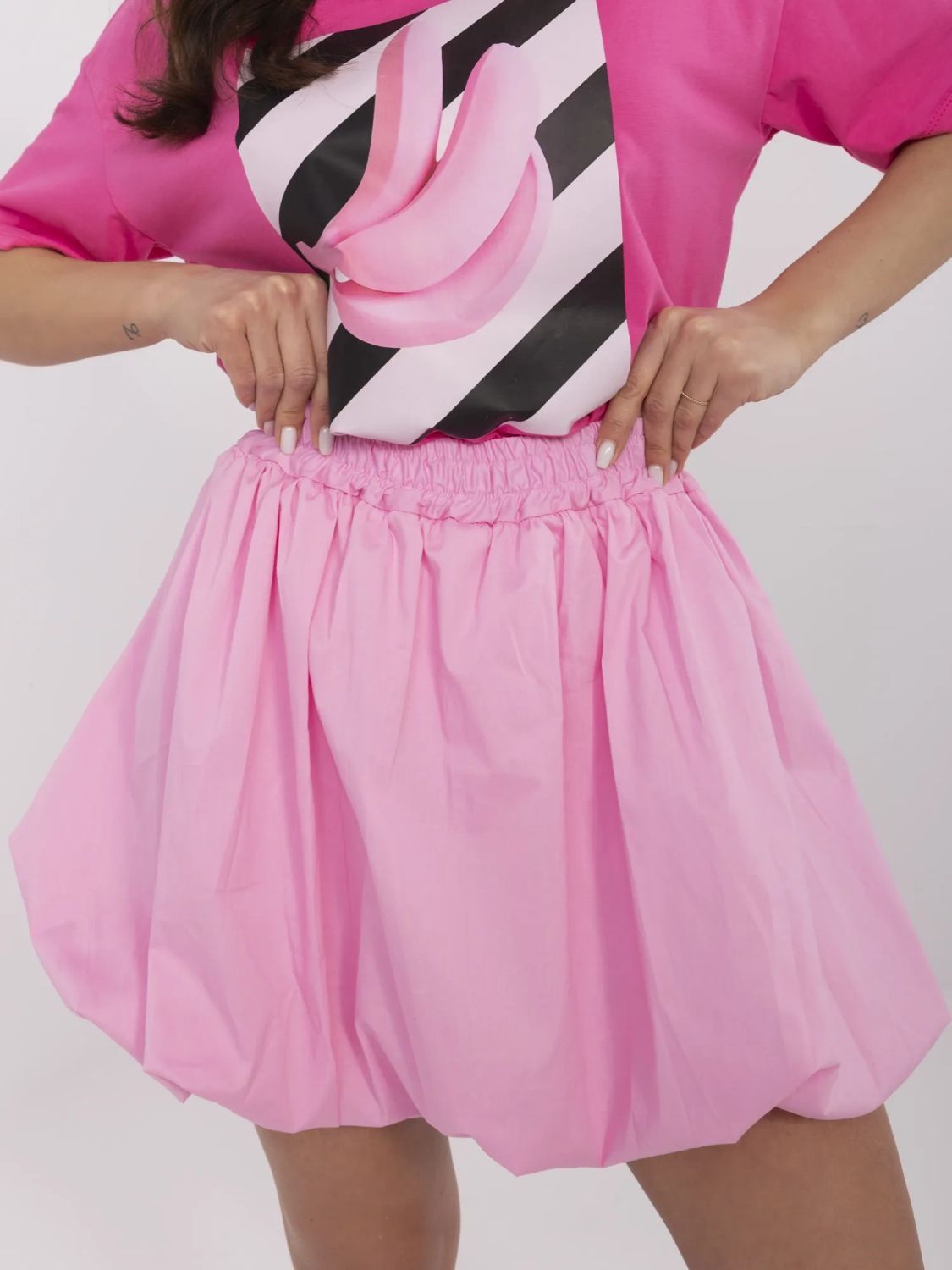 Pink Mini Balloon Skirt