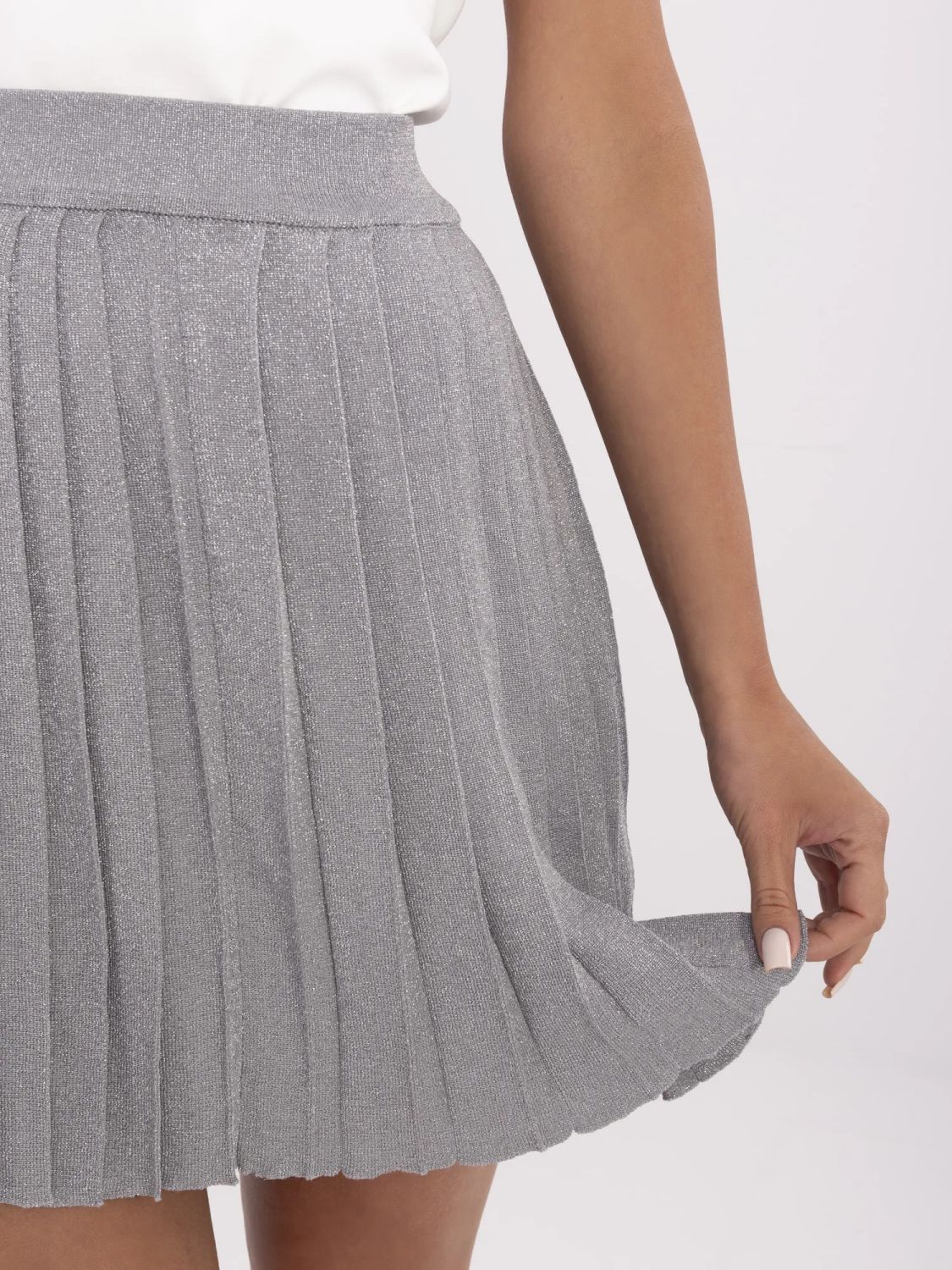 Stylish Grey Mini Skirt