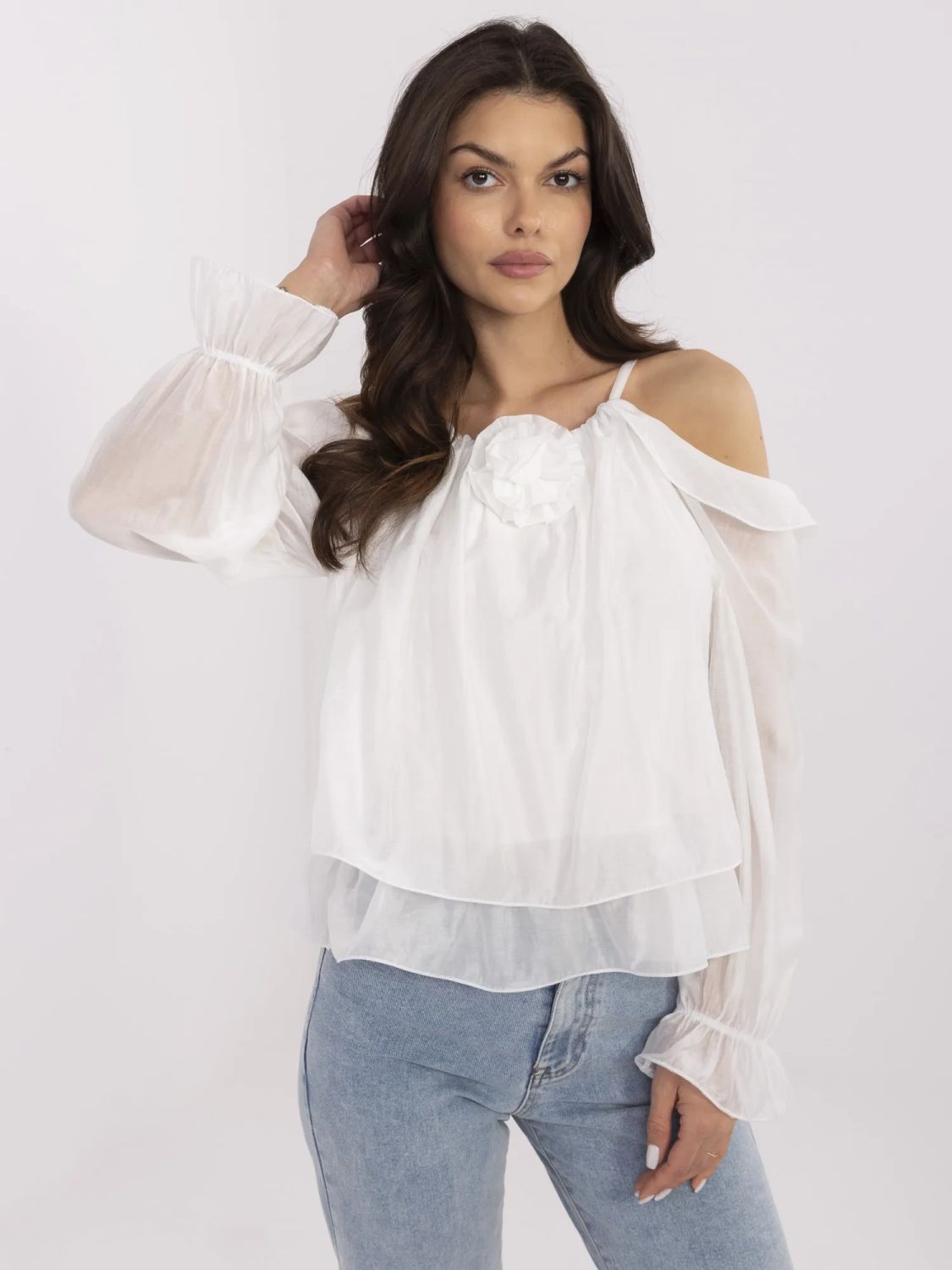 Elegant Blouse with Ruffles