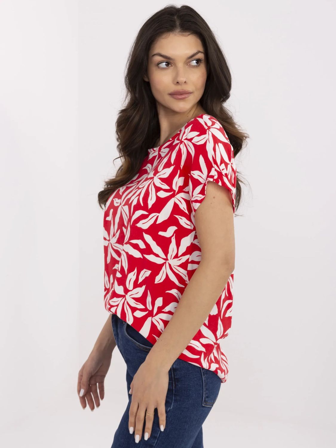 Coral Short Sleeve Blouse