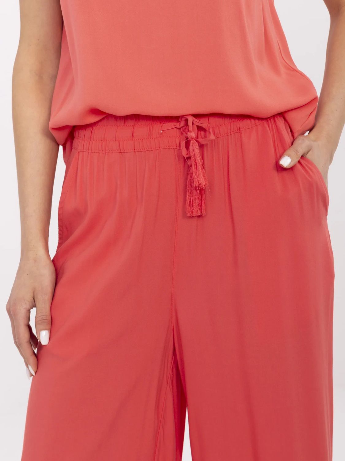 Coral Palazzo Pants