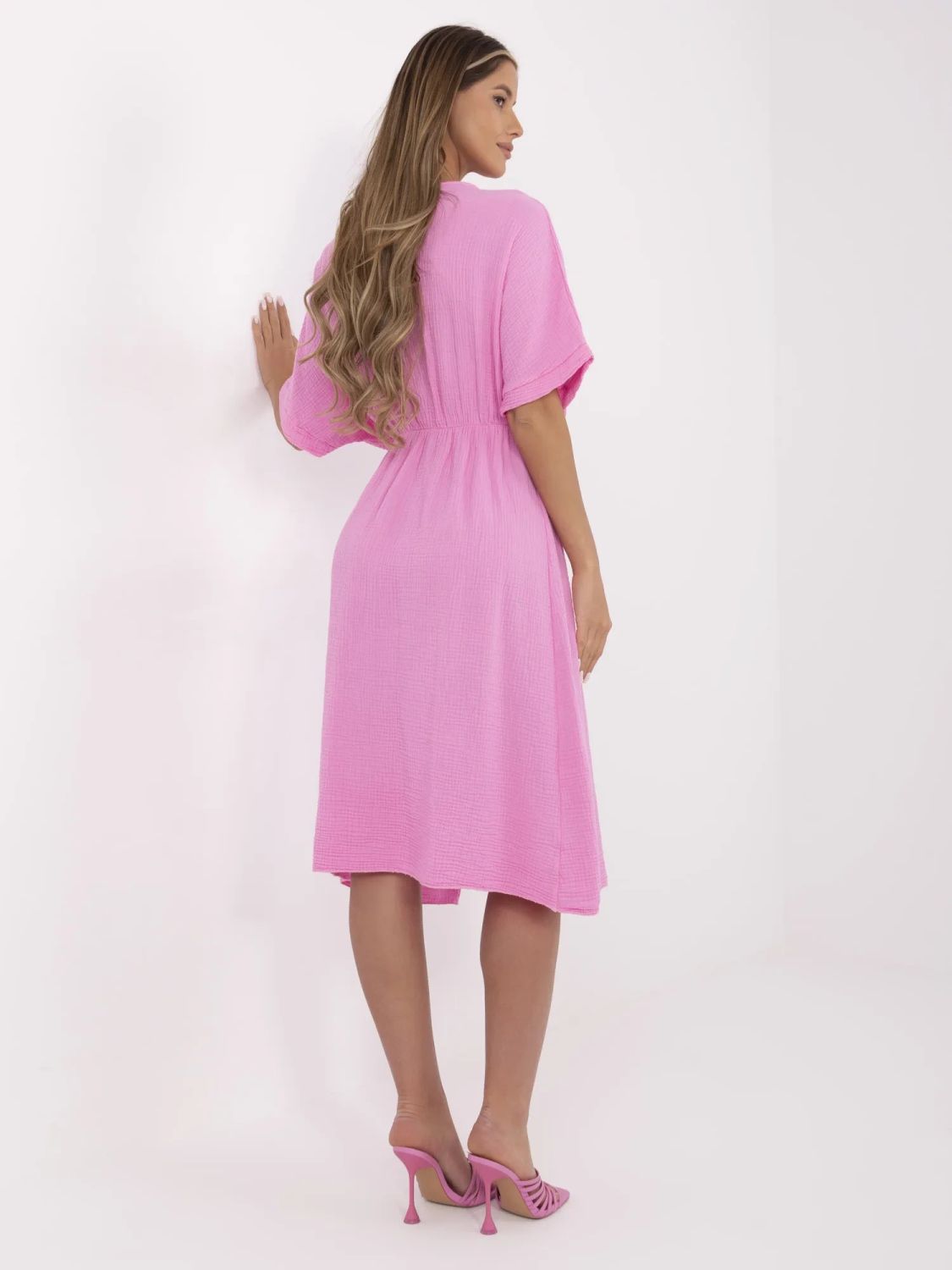 Pink Flared Dress
