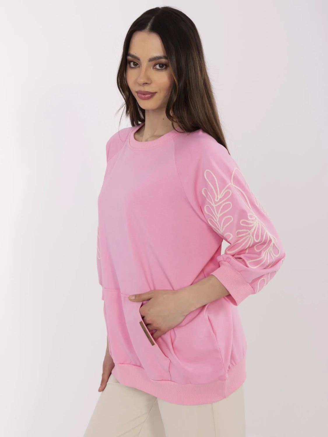 Pink Blouse with Modern Cut