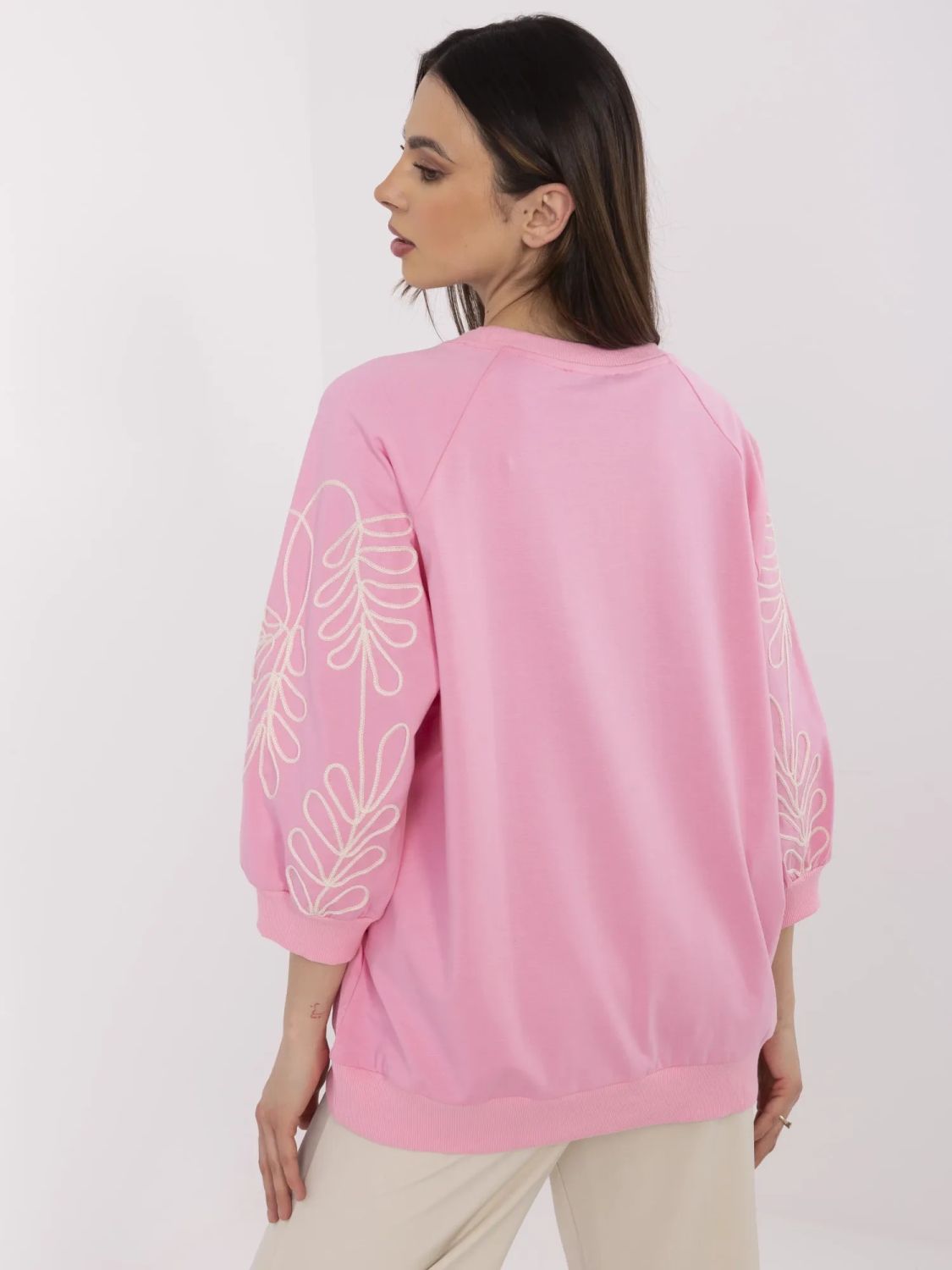 Pink Blouse with Modern Cut