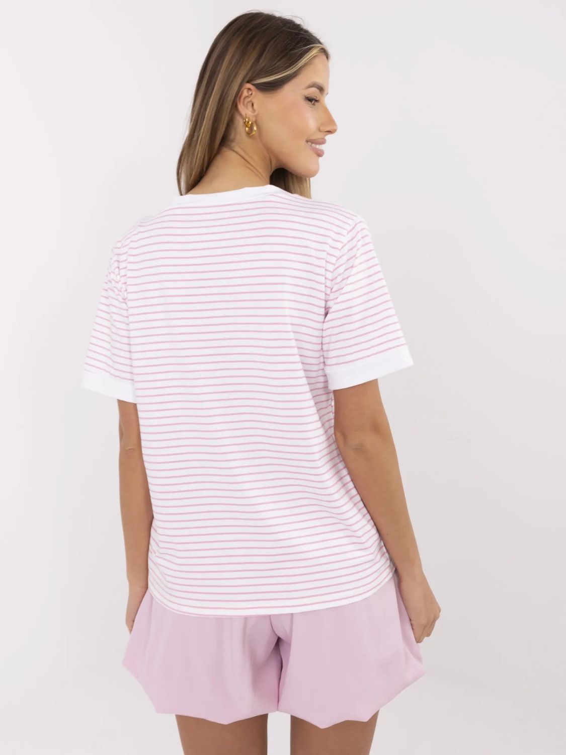 Stylish Blouse in Fluorescent Pink