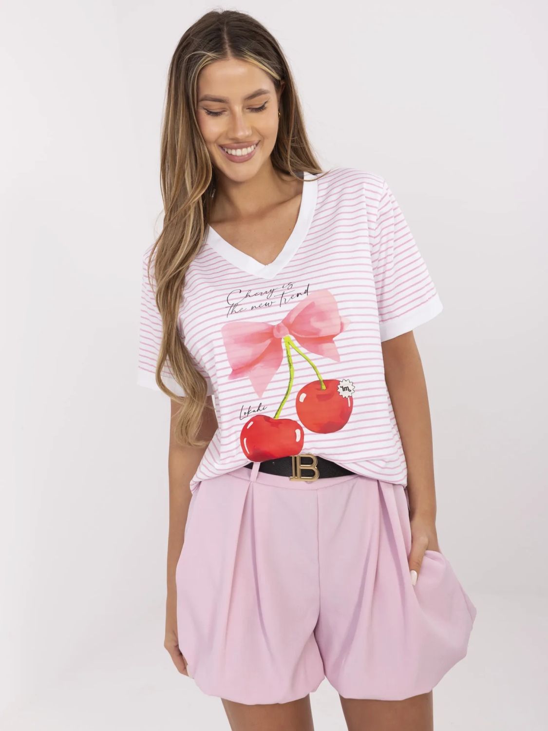 Stylish Blouse in Fluorescent Pink