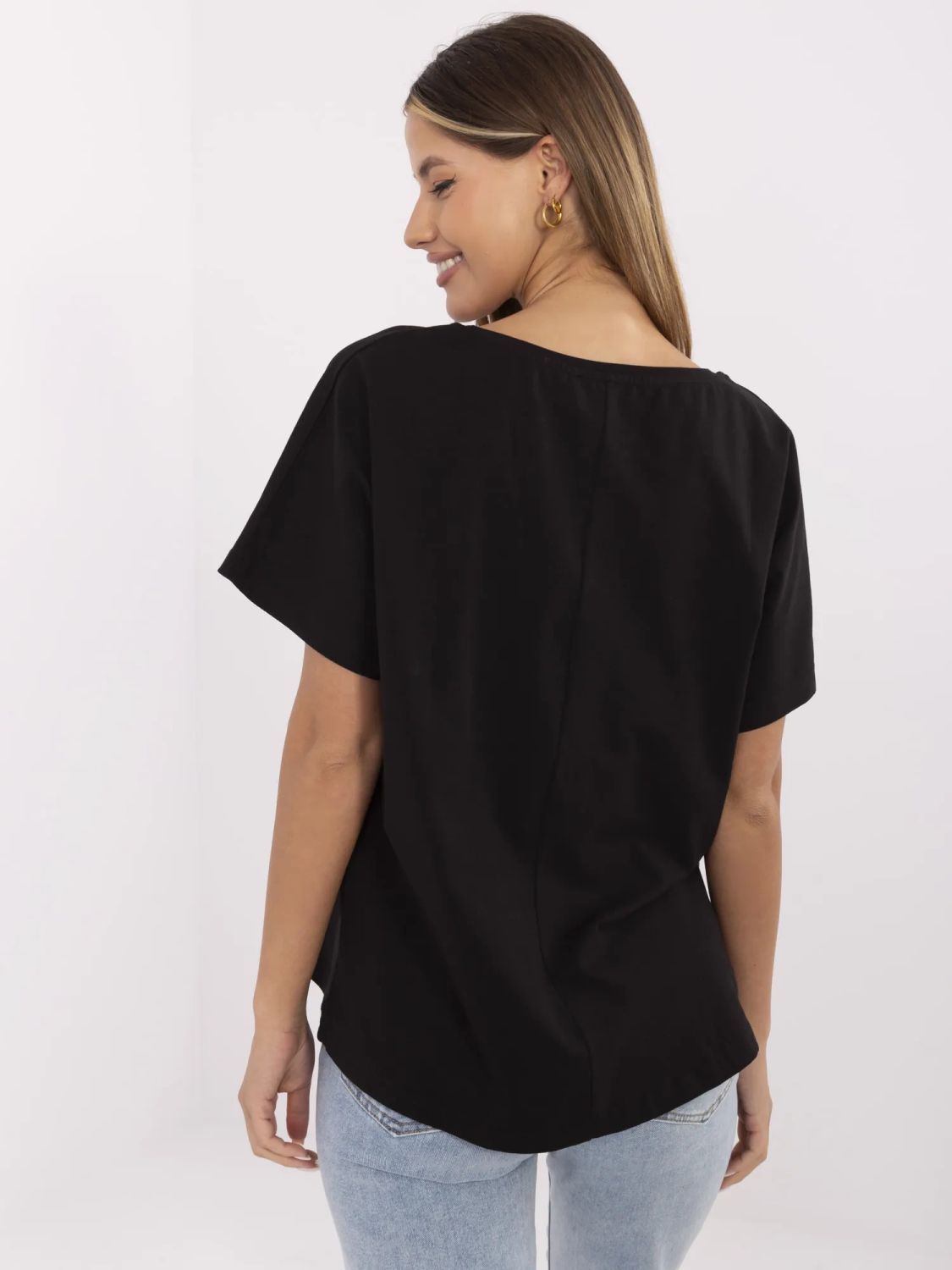 Stylish Black Short Sleeve T-Shirt