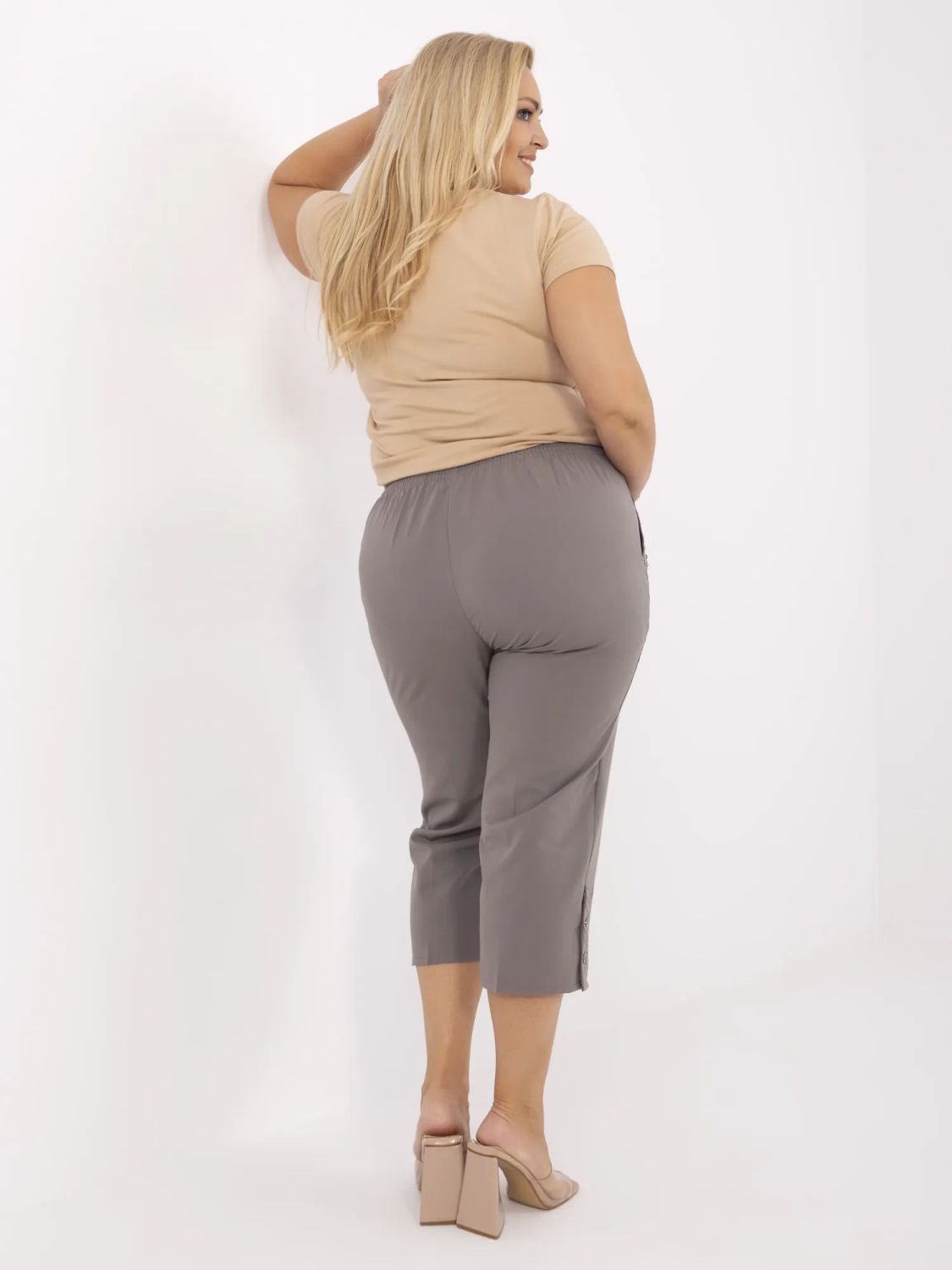 Stylish Women's Pants in Dark Gray