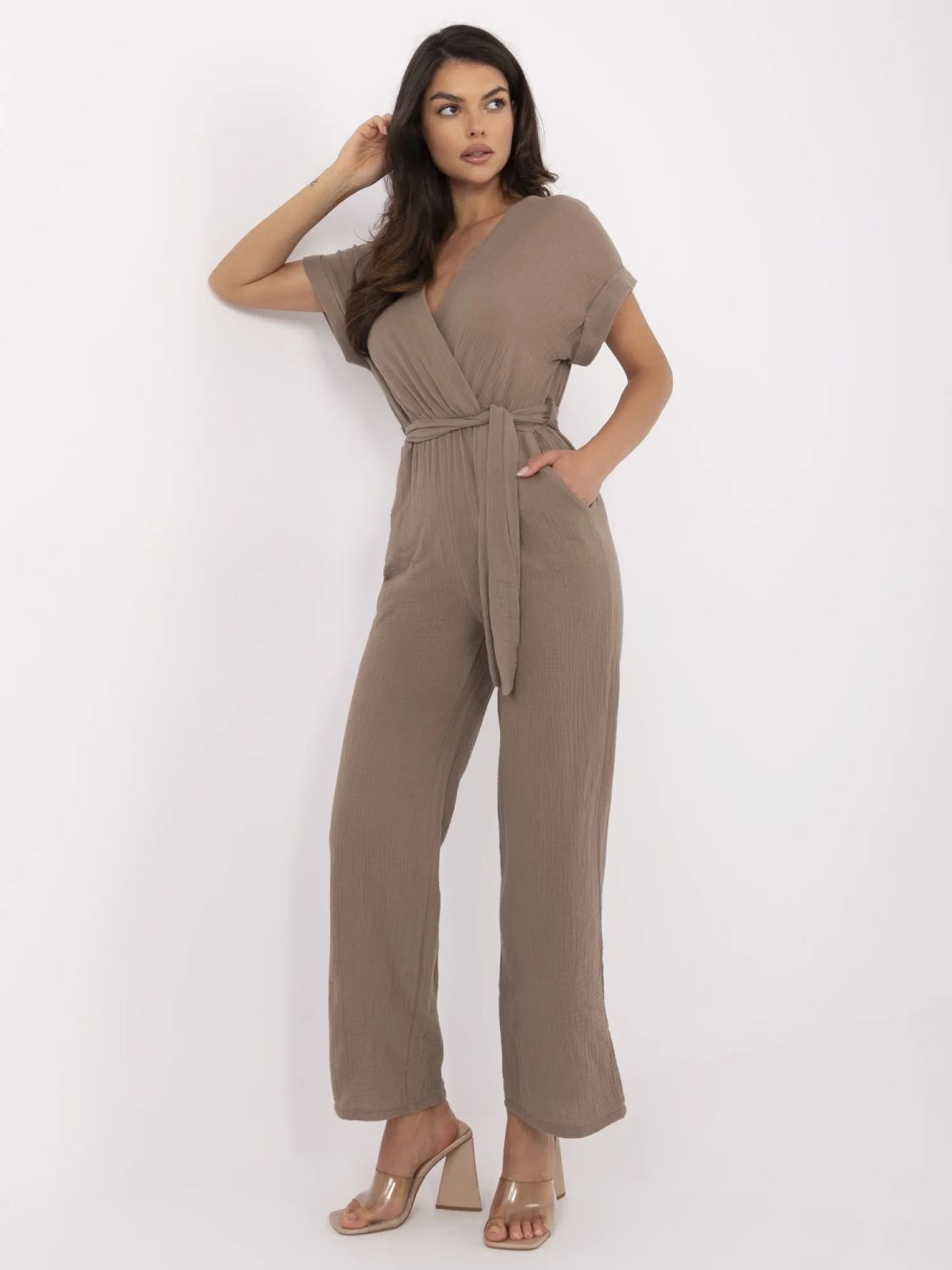 Stylish Brown Jumpsuit