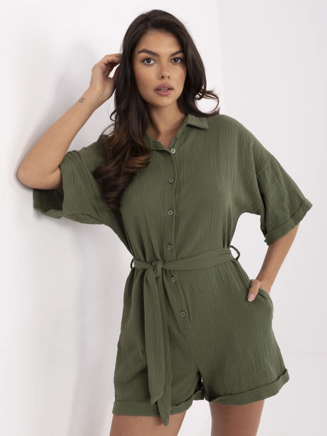 Khaki Jumpsuit