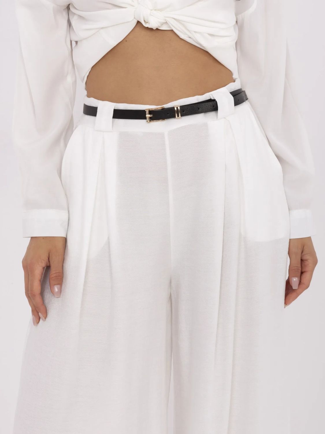 White Palazzo Pants