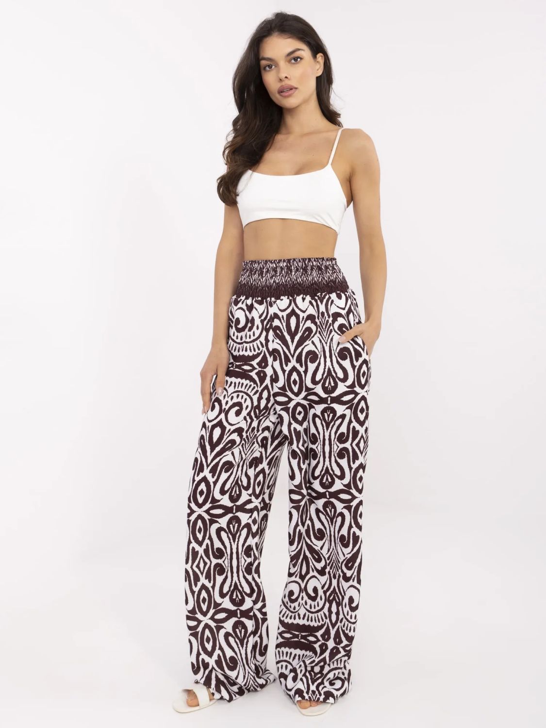 Brown Boho Pants