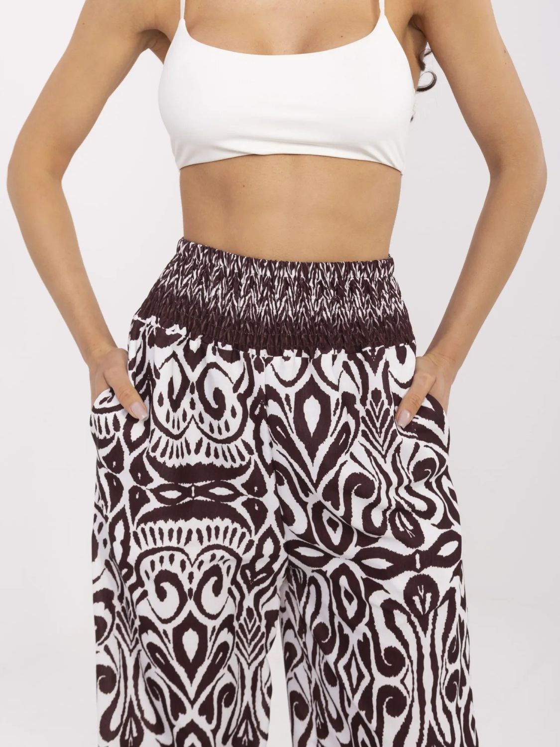 Brown Boho Pants