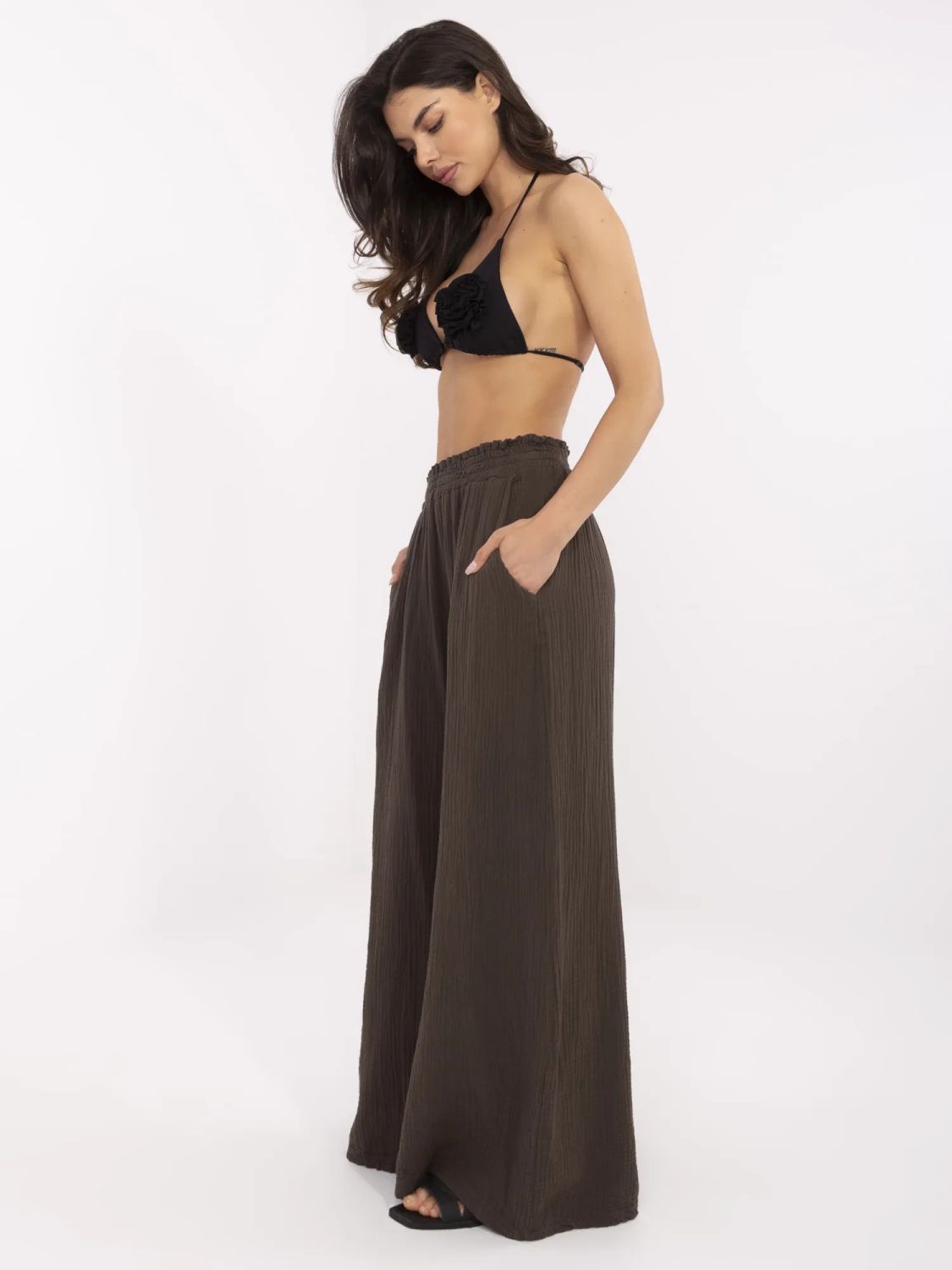 Stylish Brown Palazzo Pants