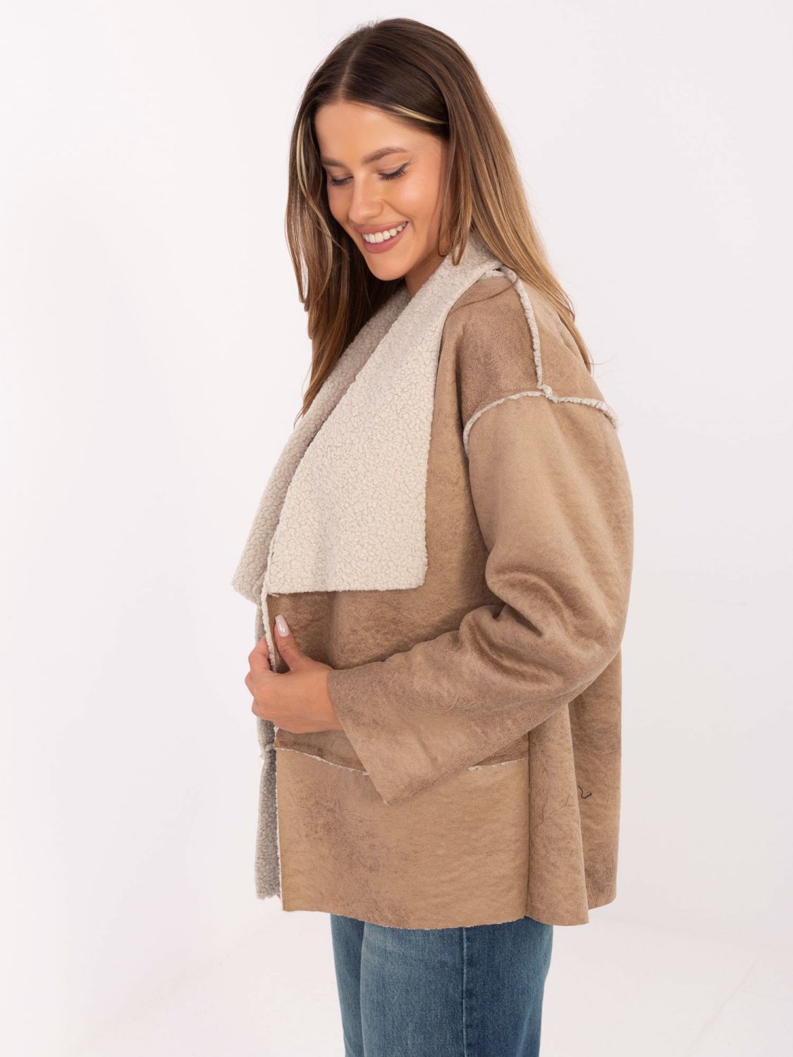 Beige Transitional Jacket