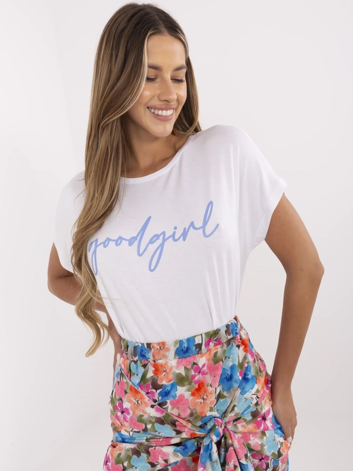 White T-shirt with Print