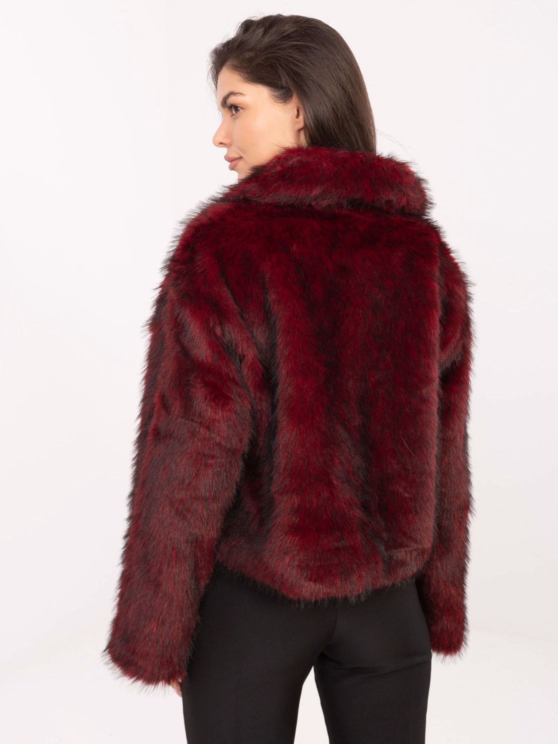Elegant Bordeaux Winter Jacket