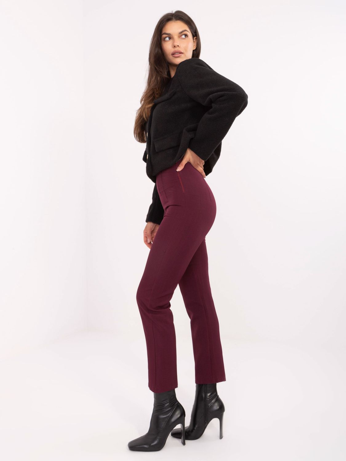 Elegant Bordeaux Pants
