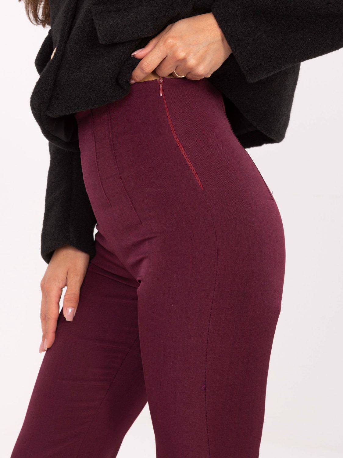 Elegant Bordeaux Pants