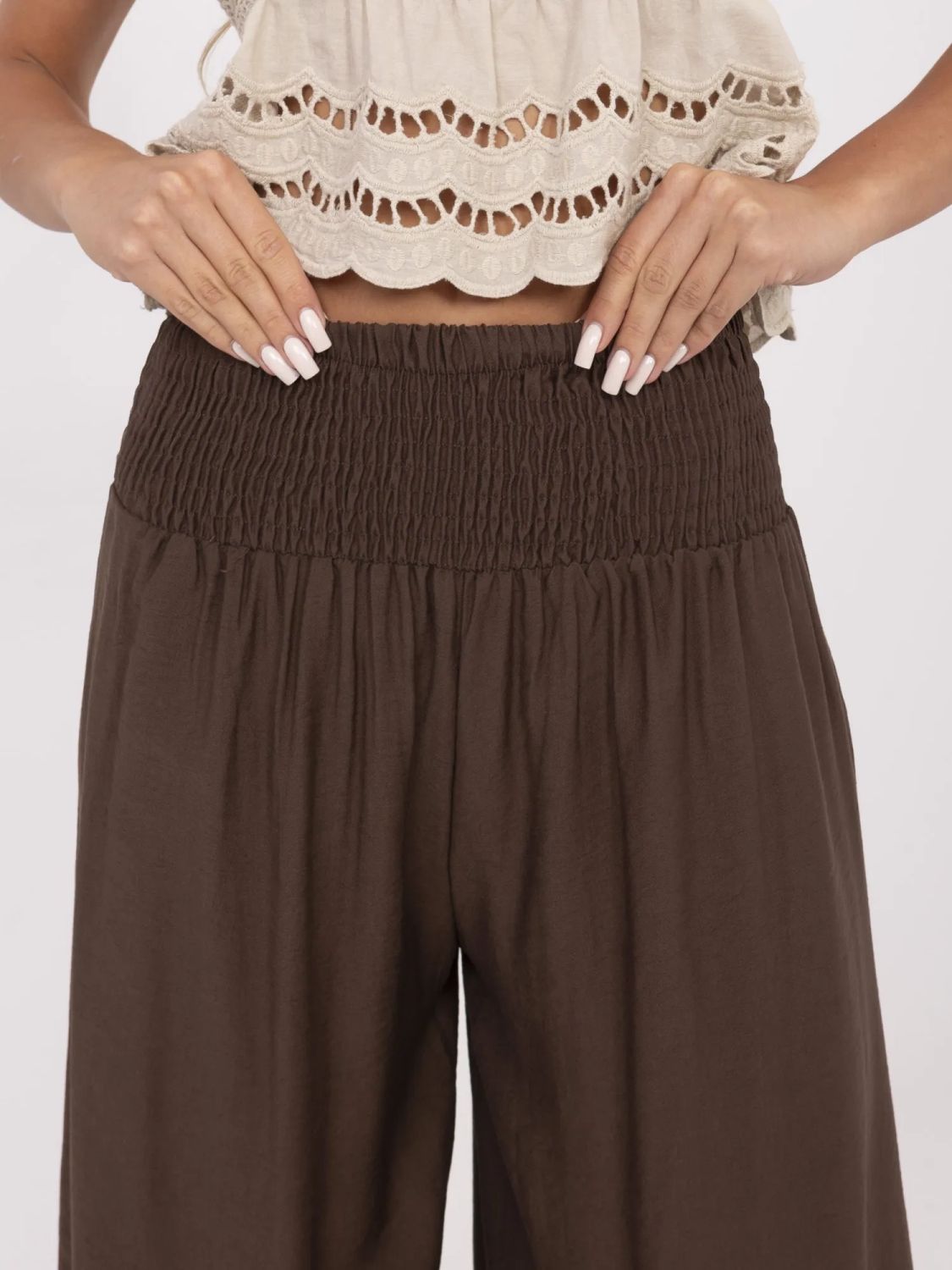Brown Palazzo Pants