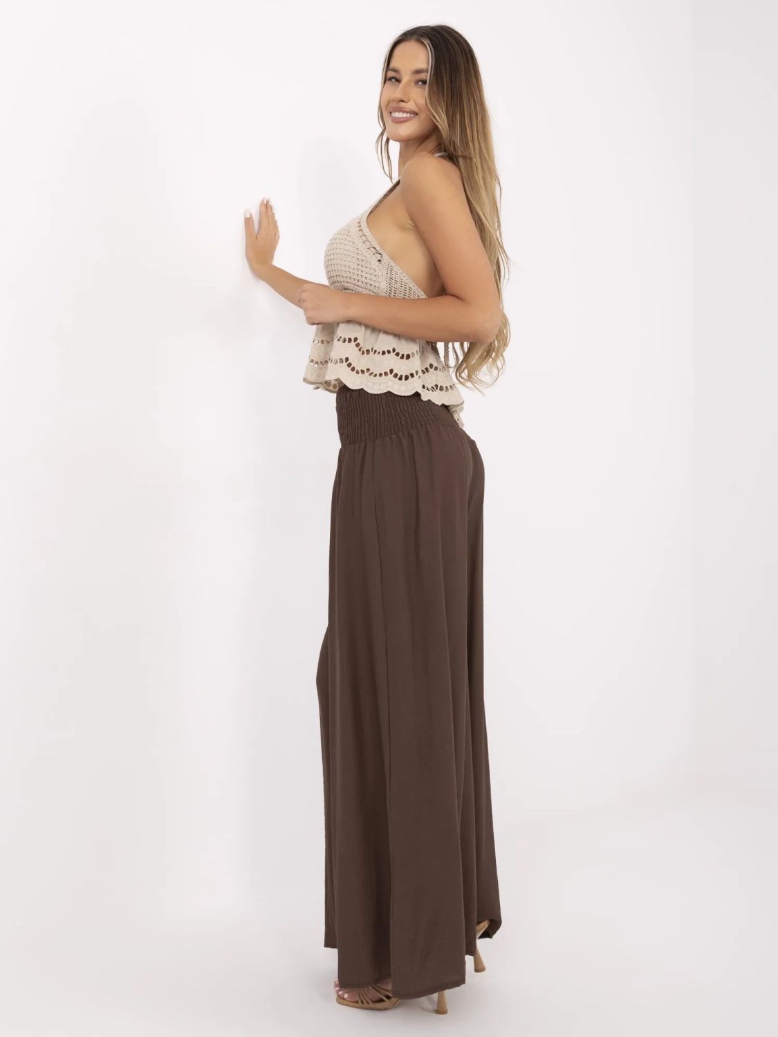 Brown Palazzo Pants