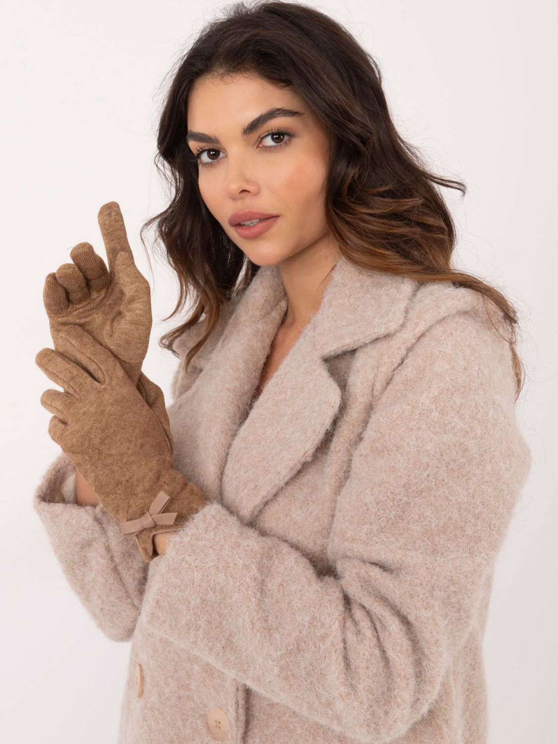 Brown Gloves with Warm Lining
