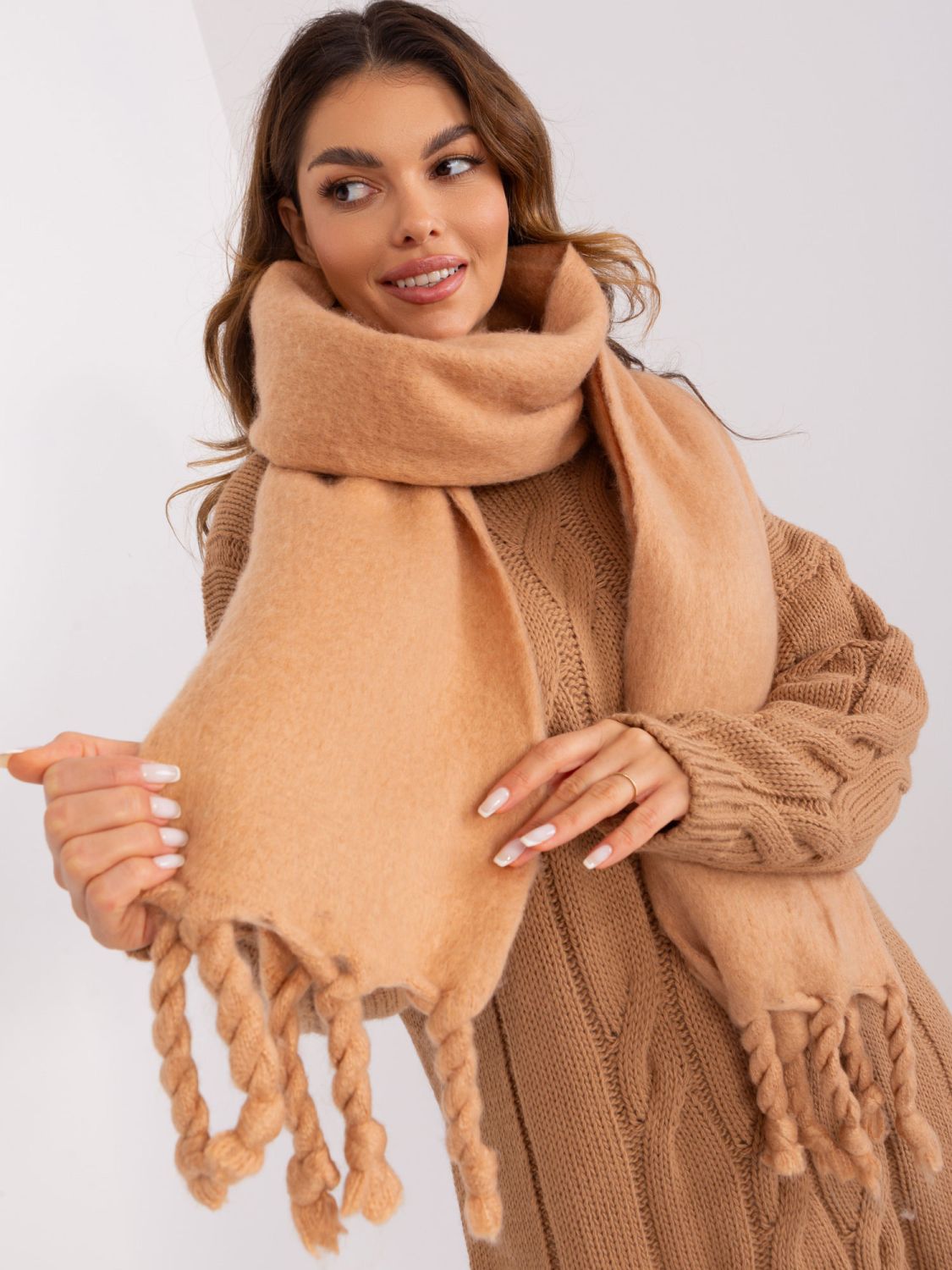 Elegant Brown Scarf