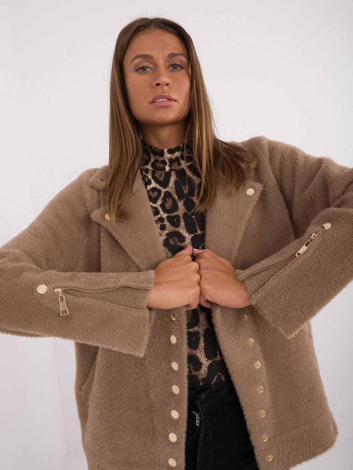 Beige Transitional Jacket