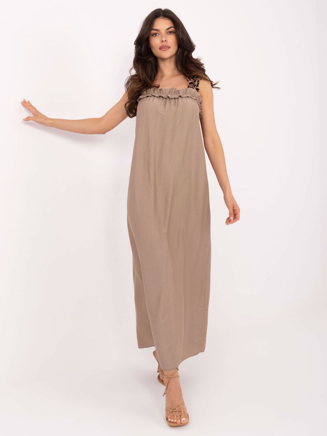 Maxi Dress in Beige