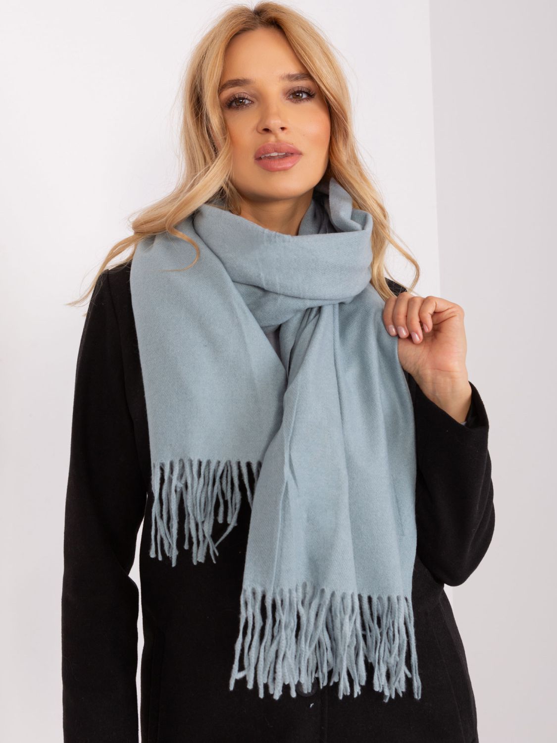 Smooth Women's Scarf in Dark Green