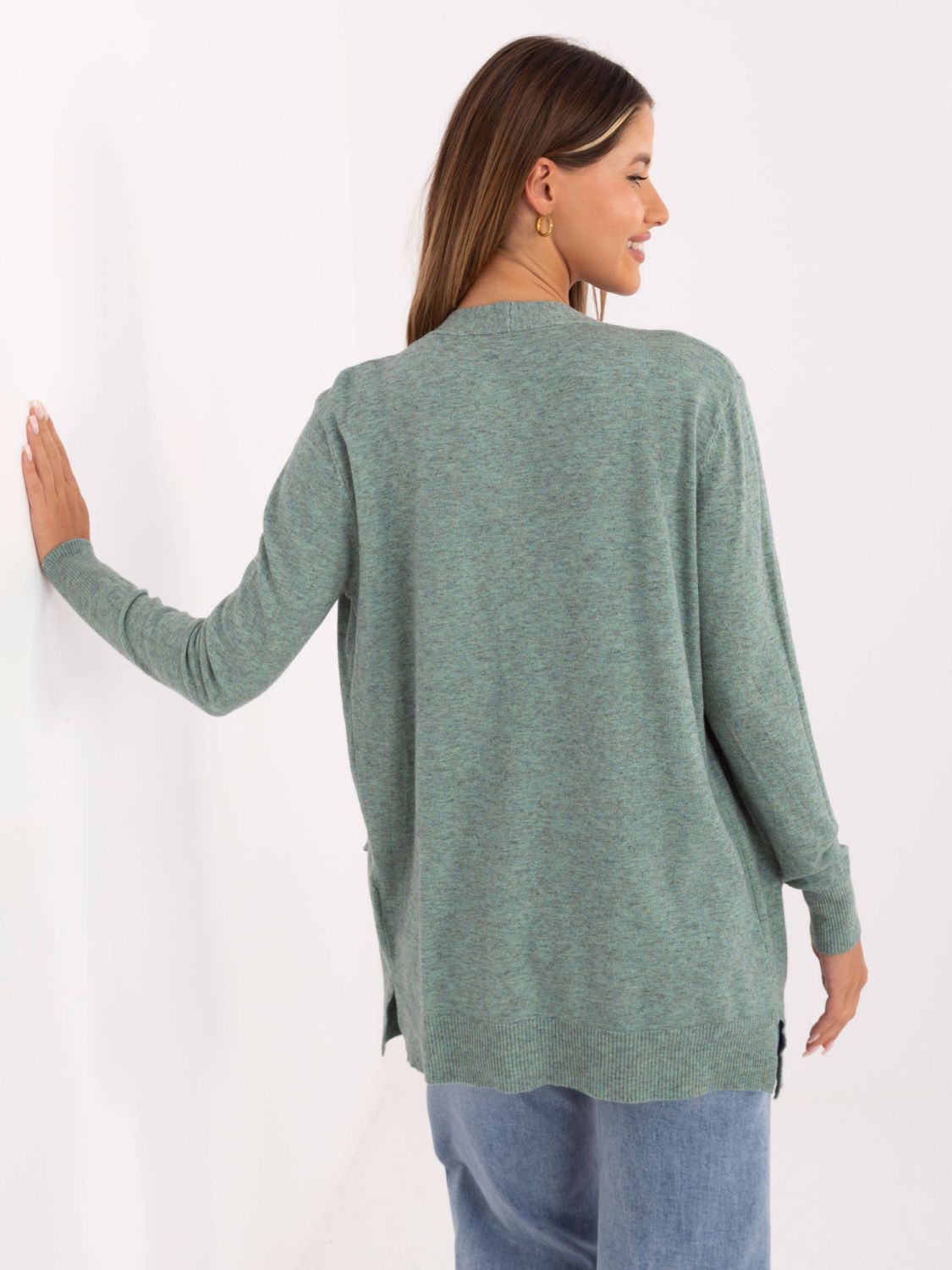 Mint Cardigan with Pockets