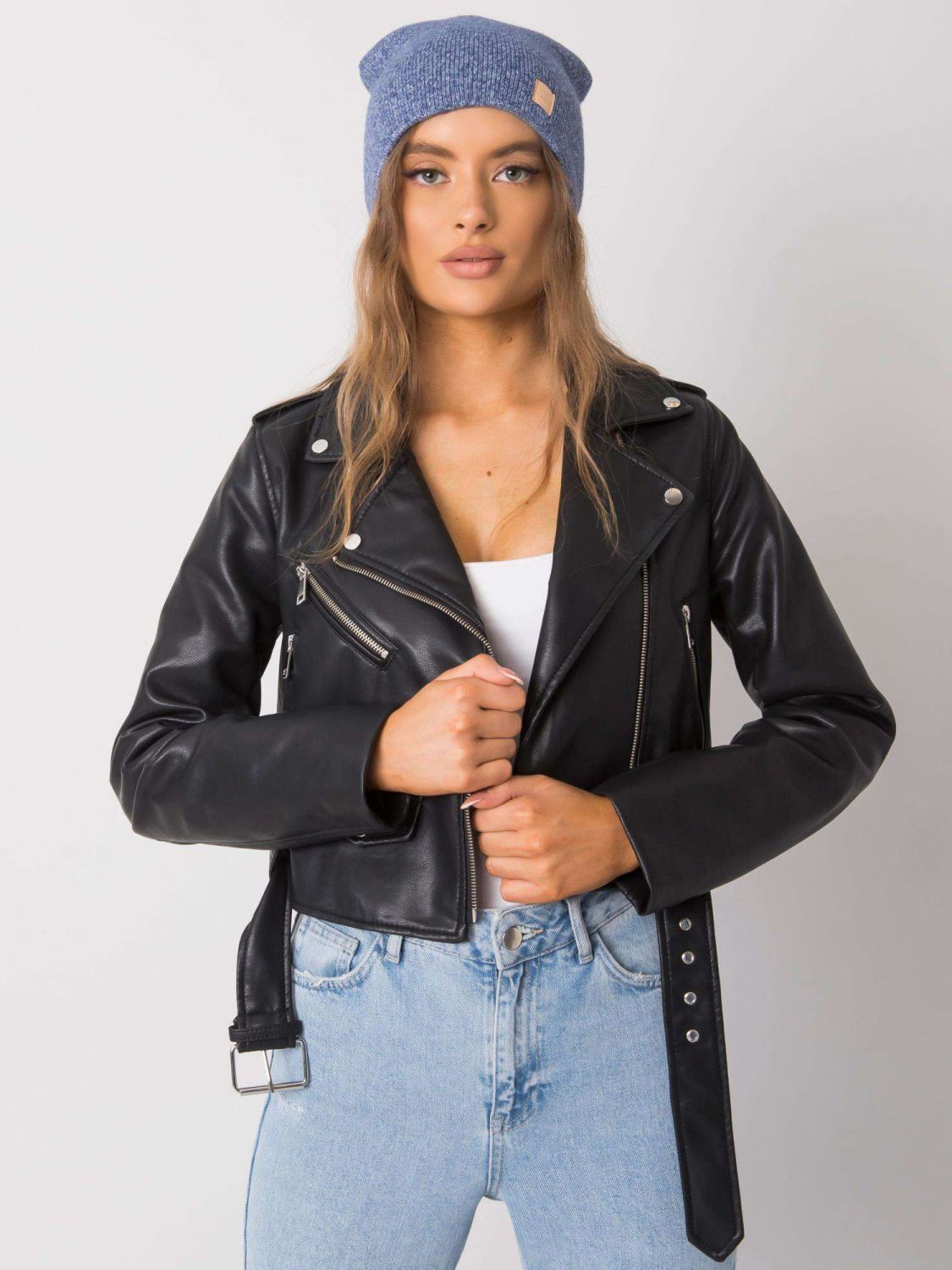 Dark Blue Women's Beanie RUE PARIS