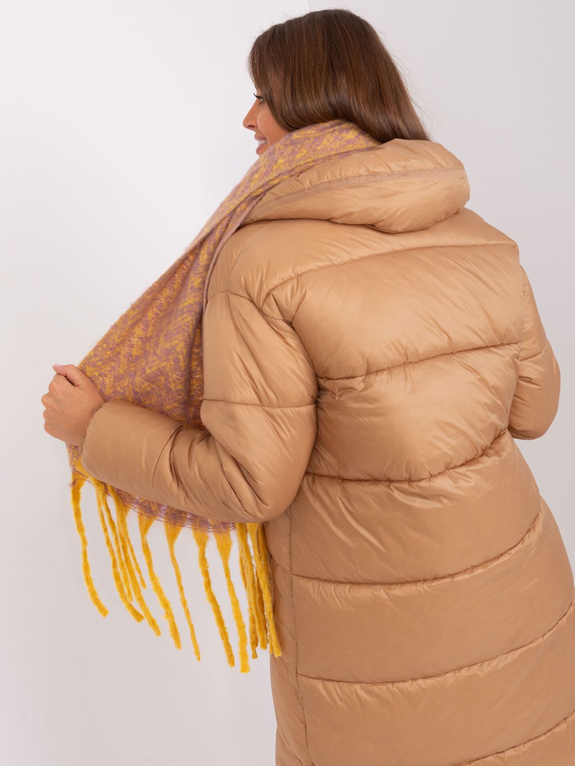 Winter Scarf in Geometric Pattern