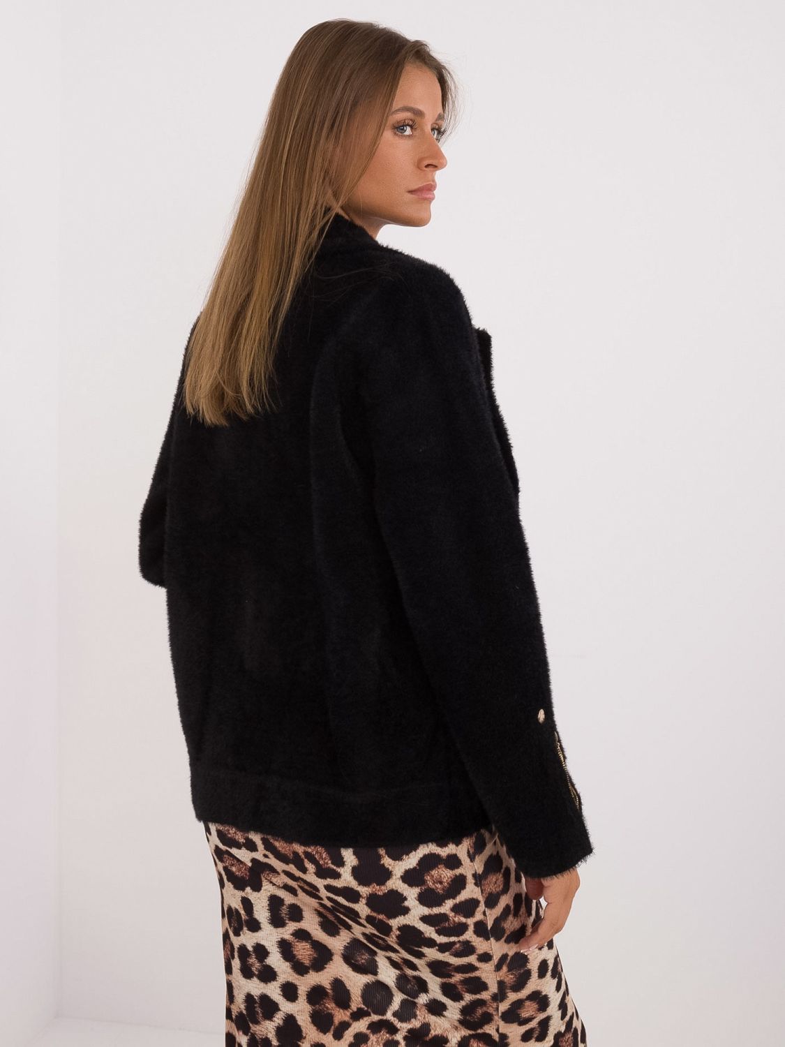 Elegant Black Transitional Jacket