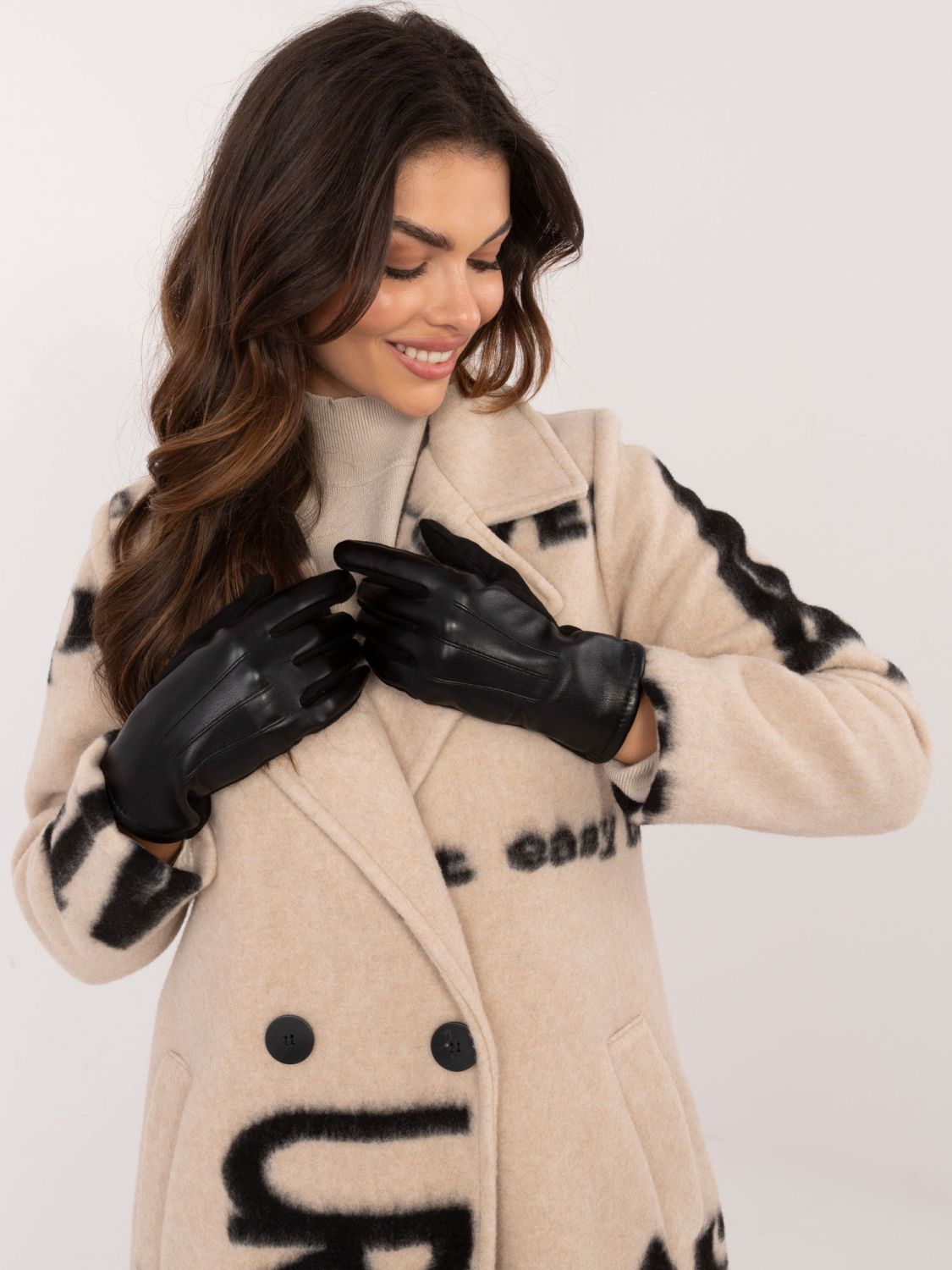 Women's Black Insulated Gloves