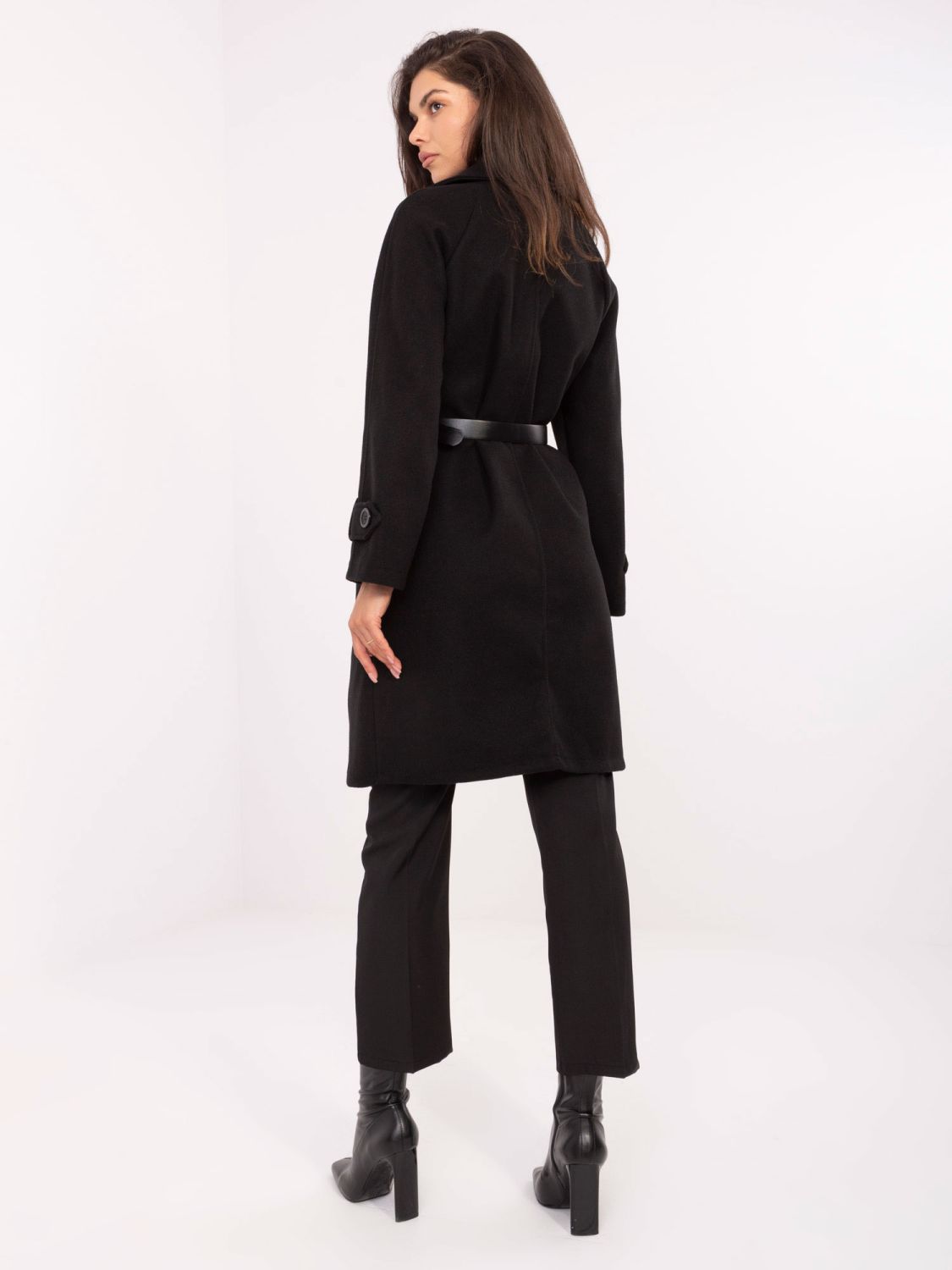 Elegant Transitional Coat in Black