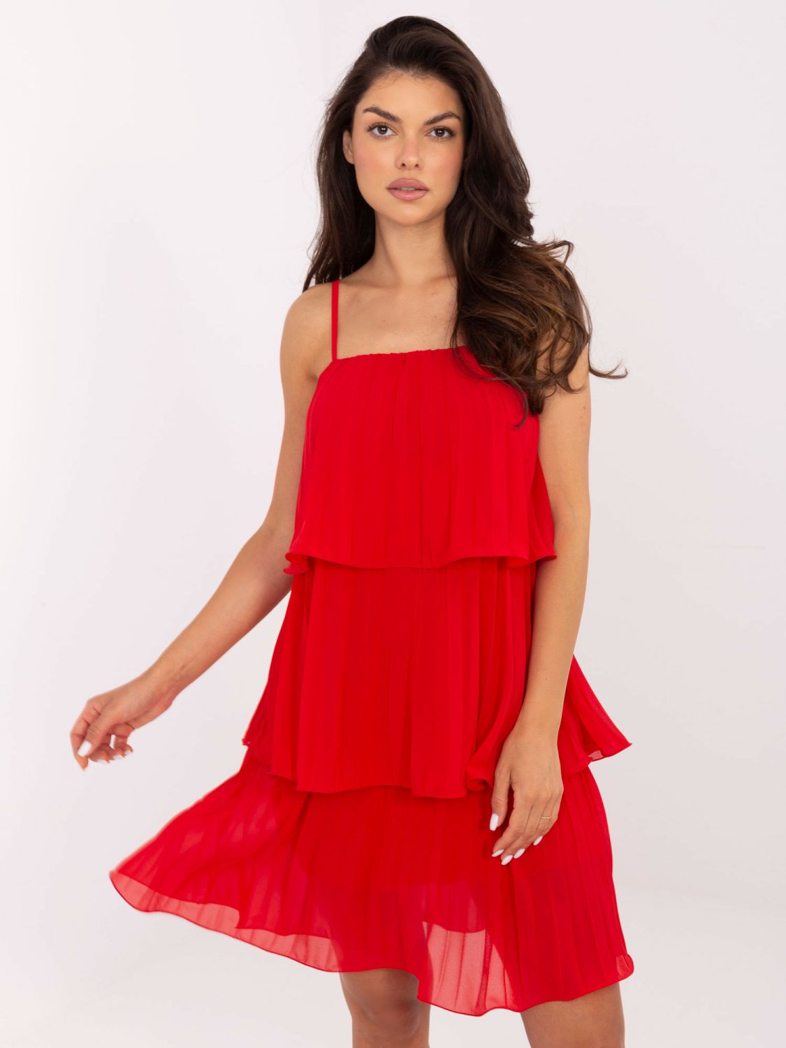 Elegant Red Cocktail Dress