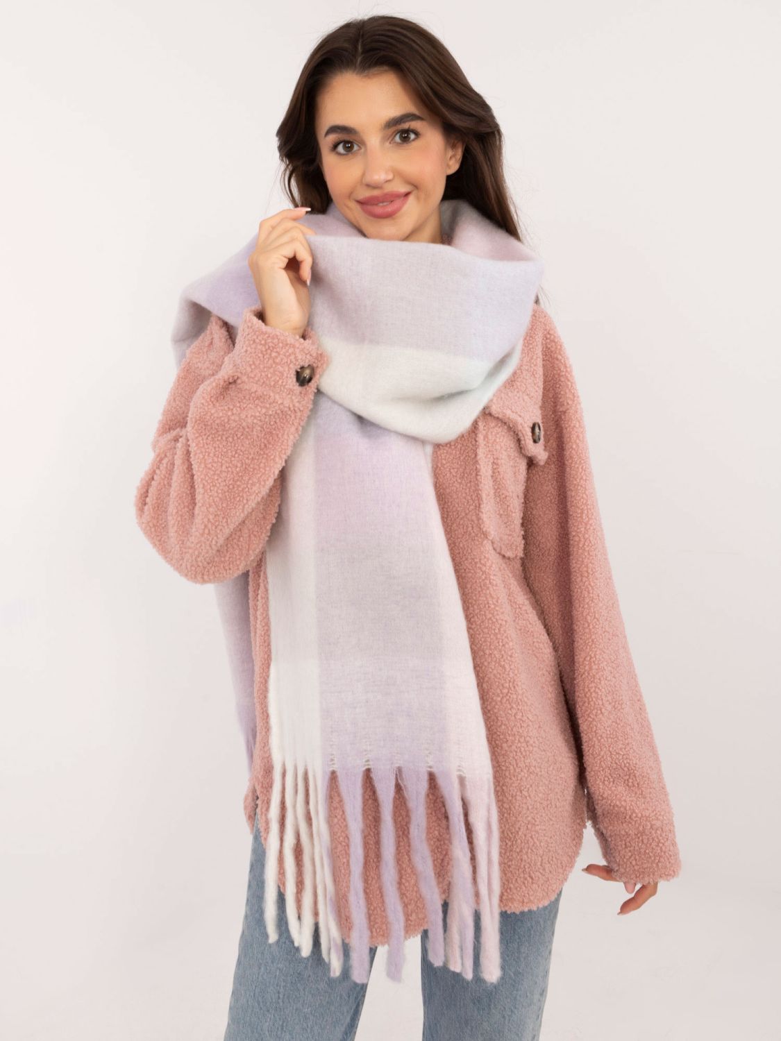 Elegant Scarf in Light Purple