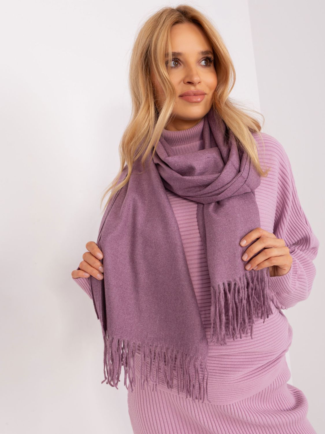 Purple Wide Scarf