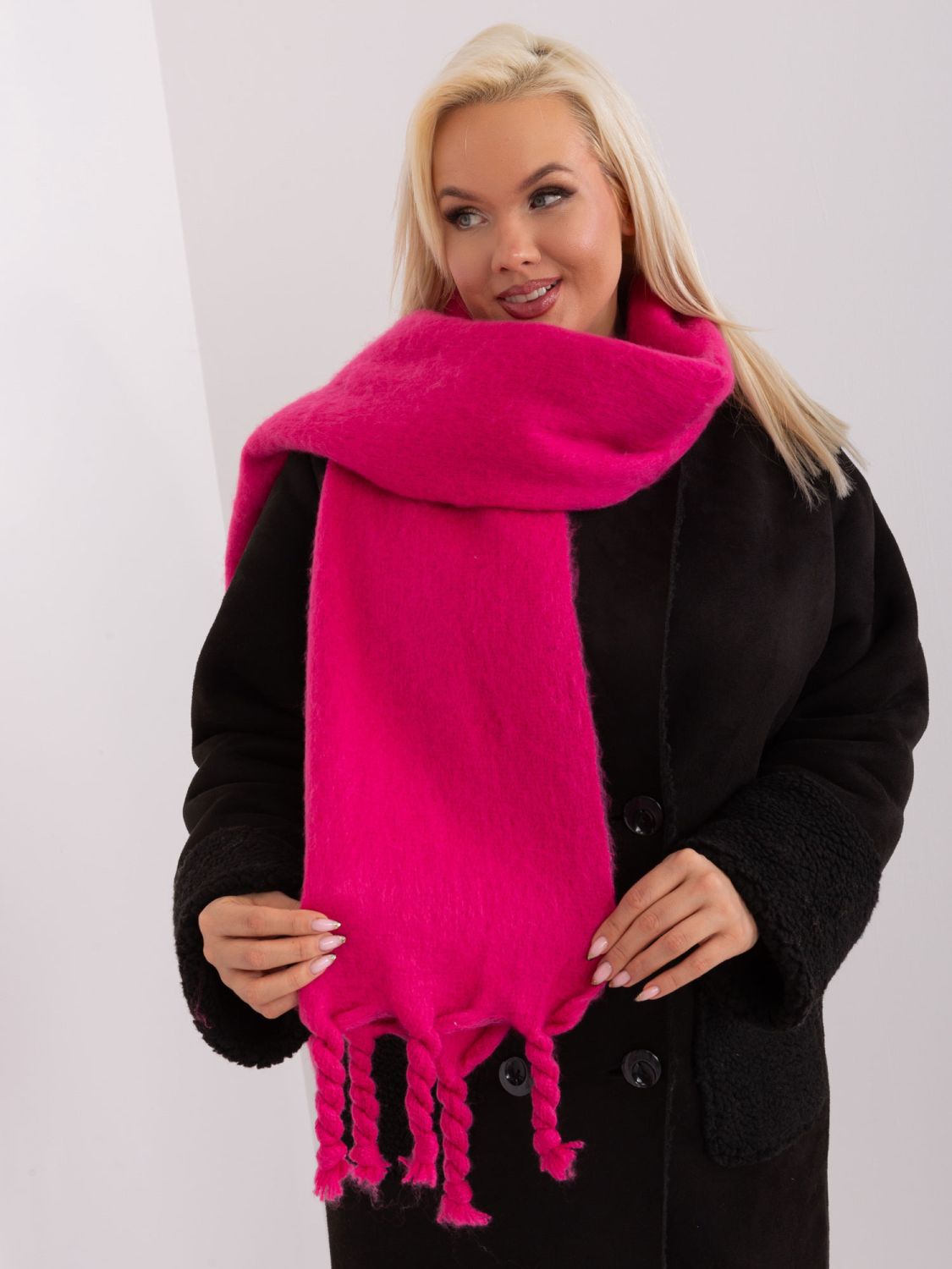 Elegant Fuchsia Scarf