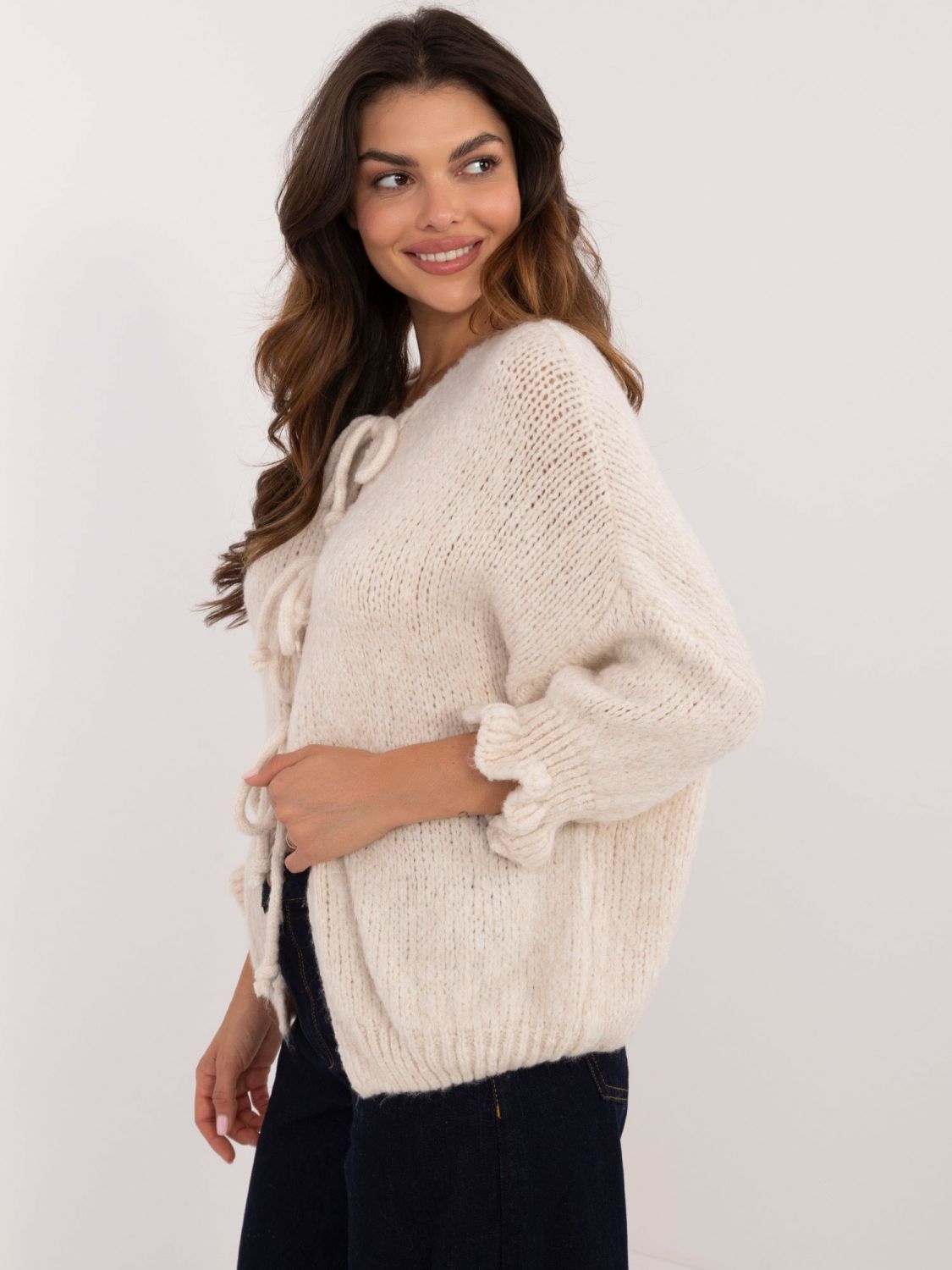 Stylish Light Beige Sweater