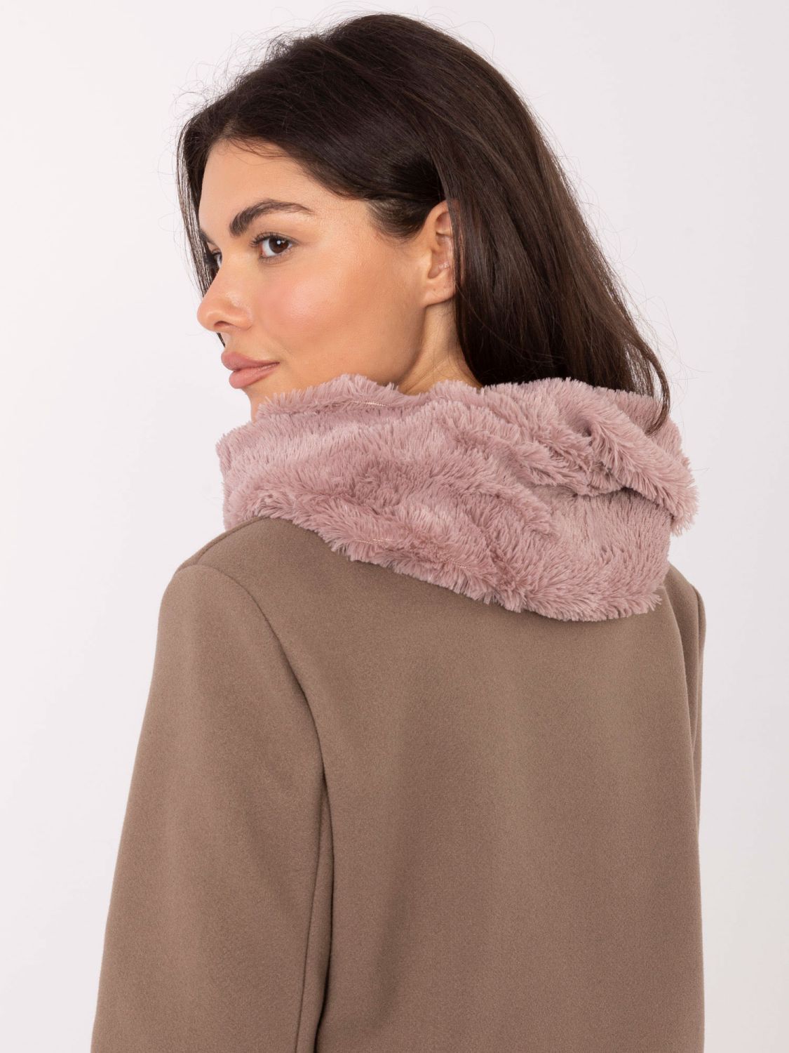 Women's Light Purple Smooth Tube Scarf