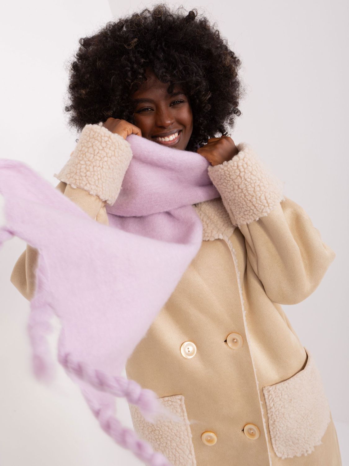 Elegant Purple Scarf