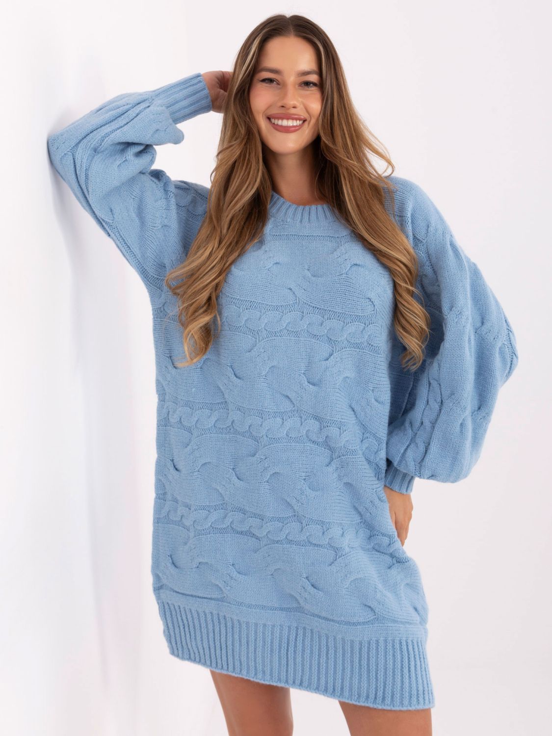Oversize Sweater in Light Blue