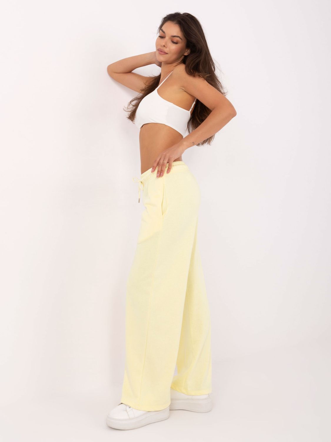 Stylish Jogging Pants in Bright Yellow