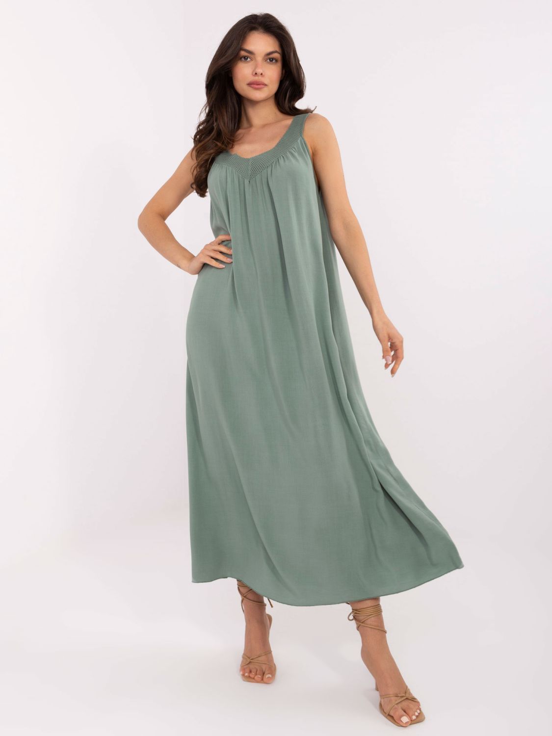Oversize Summer Dress in Khaki
