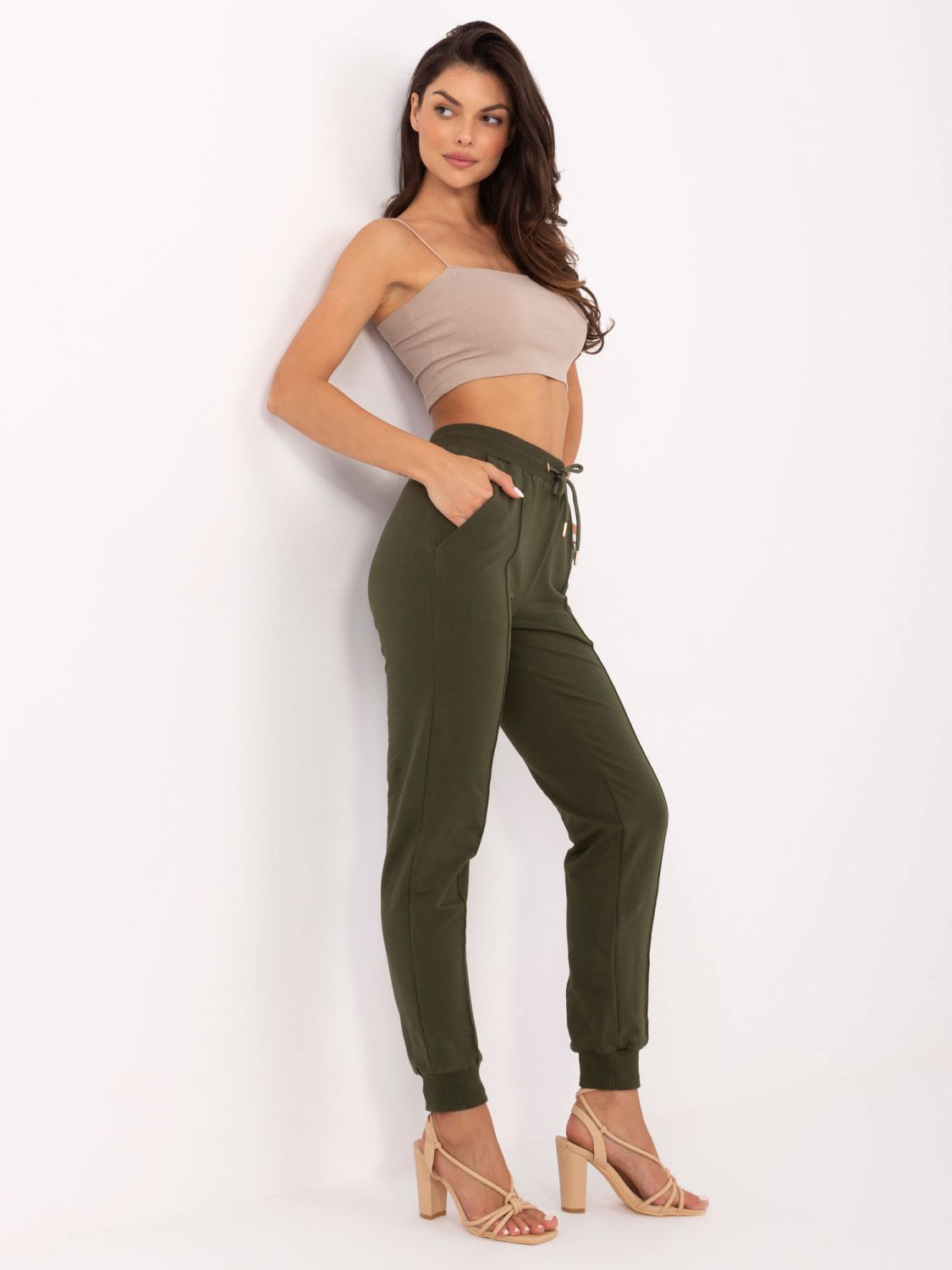 Stylish Khaki Sweatpants